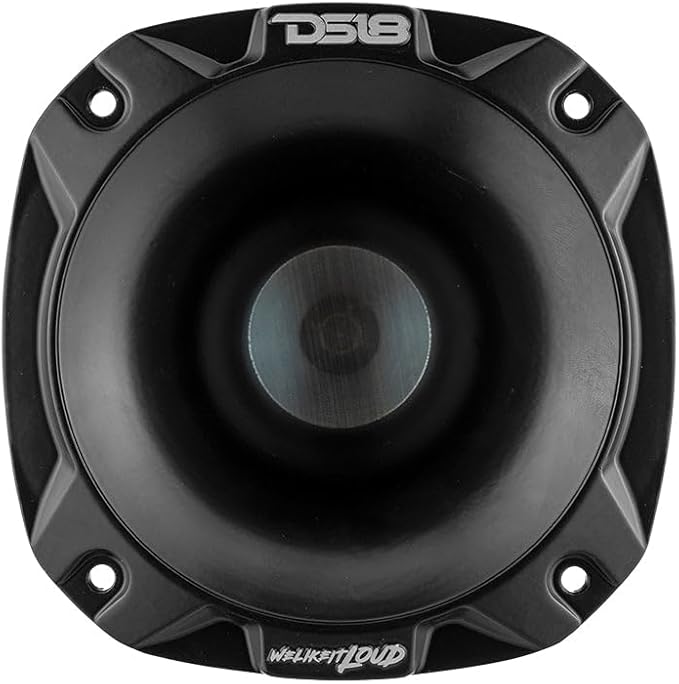 DS18 PRO-DKH1S 2" Bolt On Throat Titanium Compression Driver and Aluminum Short Horn Kit - 640 Watts, 8 Ohm