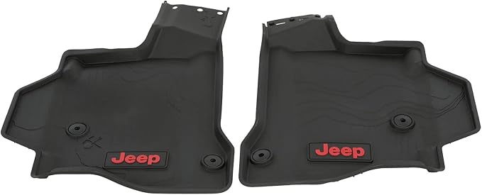 Mopar Jeep Gladiator Front & Rear Complete Set of 4 Rubber Floor Mats OEM