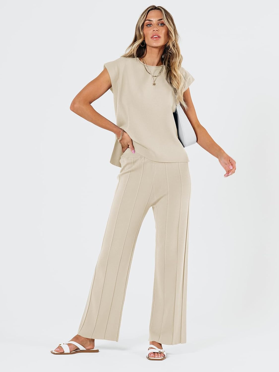 LILLUSORY 2 Piece Lounge Sets for Women Spring Vacation 2026 Summer Outfits Matchin