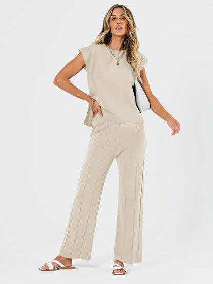 LILLUSORY 2 Piece Lounge Sets for Women Spring Vacation 2026 Summer Outfits Matchin