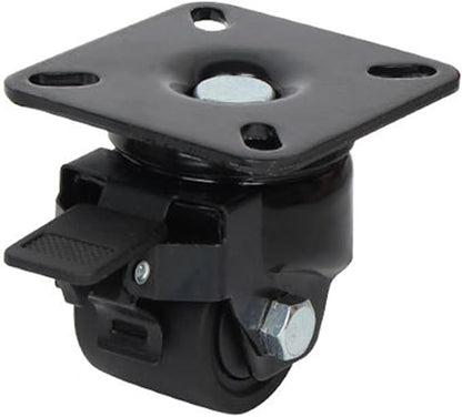 Brake Wheel 2 Inch 3 Inch Caster Silent Wheel Trolley Wheel Lockable with Brake Trolley Wheel for Trolley, Workbench(2inch)