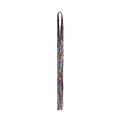 Hair Tinsel Strands, 35 Inch Colored Fairy Hair Tinsel Extensions Pack for Women Girls Kids Doll