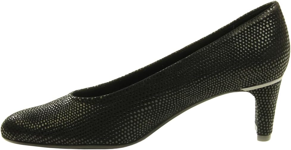 VANELi Womens Dayle Glitter Round Toe Block Pumps Dress Casual Low Heel 1-2" - Blue