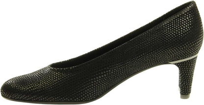 VANELi Womens Dayle Glitter Round Toe Block Pumps Dress Casual Low Heel 1-2" - Blue