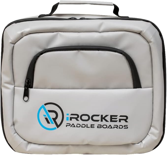 iROCKER Lunch Box Cooler Deck Bag - Water-Resistant Lunch Box for Paddle Boards, Kayaks  Boats - Insulated SUP Accessory with Bungee Attachment