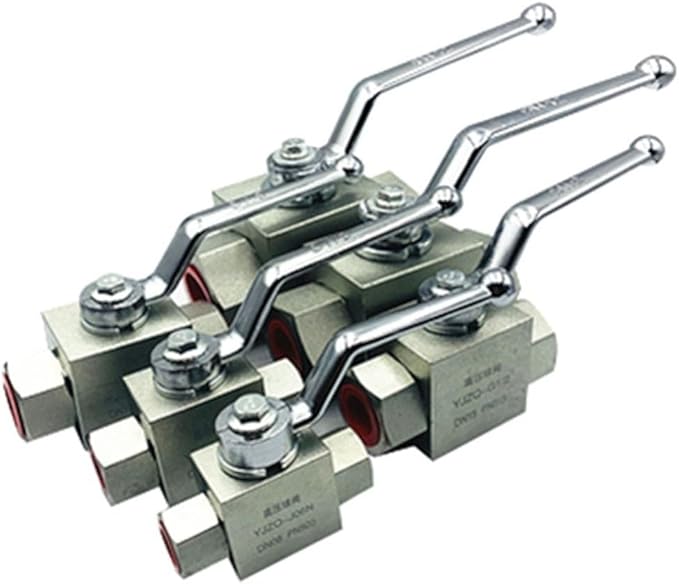Hydraulic Ball Valve 3 Way High Pressure 14 inch to 34 inch for BSP 500 Bar MWP, Hydraulic three-way High Pressure Ball Valve(G14)