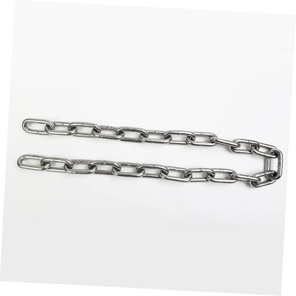 304 Steel Pet Leash Chain Industrial Metal Bearing Chain 4mm Thick Corrosion-proof 2m Length