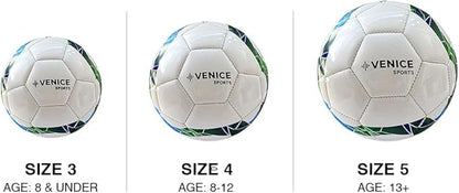 Flash Soccer Ball - Official Size 3  4  5 - Indoor  Outdoor - Kids to Adults - Gifts