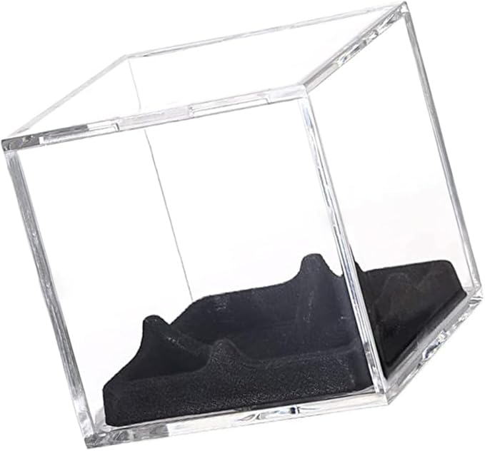 Clear Basketball Display Case Acrylic Football Basketball Storage Clear Box Sports Baseball Holder Container with Stand