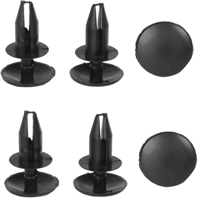 Tailgate Molding Protector Cap Clip Spoiler Rivets Compatible with 2009-2018 Dodge Ram 1500 2500 3500 (Pack of 6)