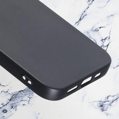 for iPhone 14 Case, Soft TPU Back Cover Shockproof Silicone Bumper Anti-Fingerprints Full-Body Protective Case Cover for iPhone 14 (6.10 Inch) (Black)