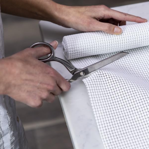 Duck Brand EasyLiner Select Grip Shelf Liner - Non Adhesive Liner for Cabinets, Drawers, Pantry - Dark Gray, 12 in. x 10 ft.