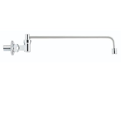 Sunrise Heavy Duty 12" Automatic Water Flow Swing Faucet for Commercial Grade Wok Range, Wall Mounted