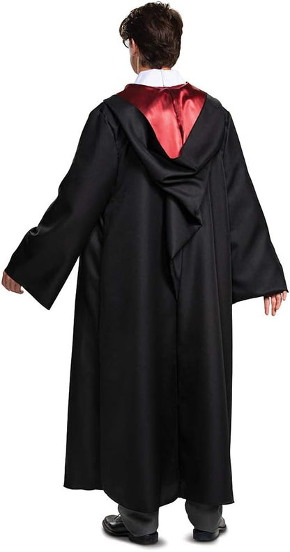 Harry Potter Robe, Deluxe Wizarding World Hogwarts House Themed Robes for Adults, Movie Quality Dress Up Costume Accessory