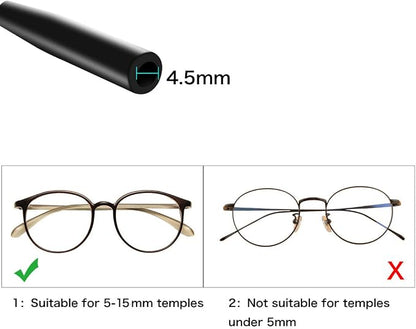 Festty Glasses Strap Sports, 3 pcs, for Kids Women Men, Adjustable, Black No Tail,Non-slip Eyeglasses Strap, Sunglasses Lanyard String Chain, Reading Eye Glasses Holders Around Neck, Eyewear Retainer