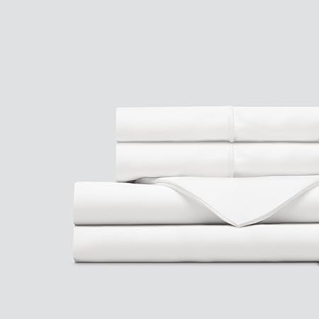 Everspread Bed Linen Set, (4 Piece Sheet Set), King Size, White. Ultra-Soft  Breathable. Luxury Bedding. Deep Pockets - Fits Mattresses up to 16 inches. Wrinkle  Fade Resistant