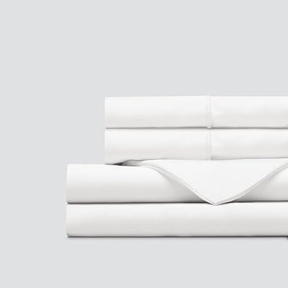 Everspread Bed Linen Set, (4 Piece Sheet Set), King Size, White. Ultra-Soft  Breathable. Luxury Bedding. Deep Pockets - Fits Mattresses up to 16 inches. Wrinkle  Fade Resistant