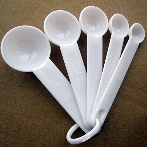 5 PCSSet Kitchen Measuring Spoon Teaspoon Coffee Sugar Scoop Baking Cooking Tool Kitchen Measuring Tool With Scale 3 Colors Clever treatment
