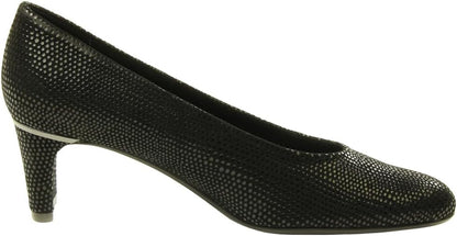 VANELi Womens Dayle Glitter Round Toe Block Pumps Dress Casual Low Heel 1-2" - Blue