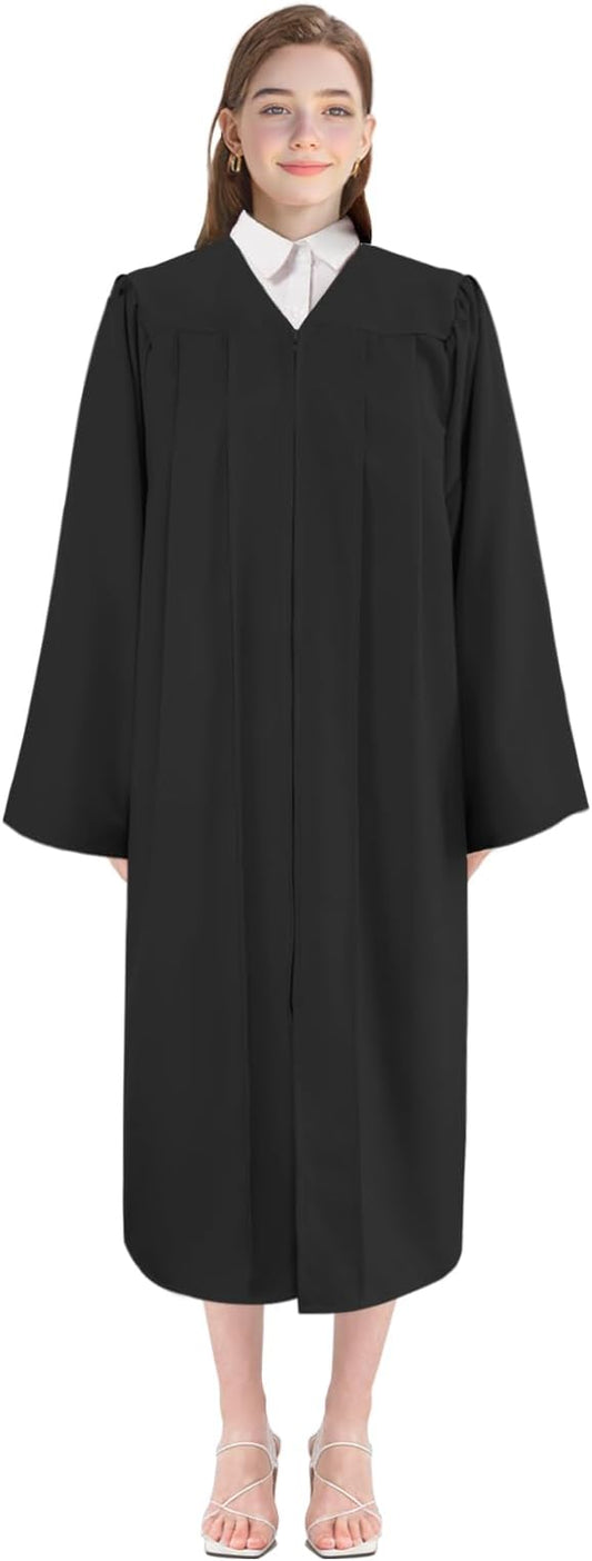 Happy Secret Matte Choir Robes for Church Adults Graduation Gown Baptismal Robes