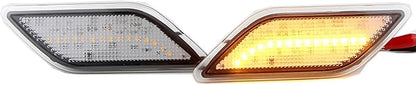 Side Marker Lights for Mercedes Benz E350 E550 E63 AMG Sedan Wagon 2010-2013, Dynamic Front Bumper LED Side Marker Lights