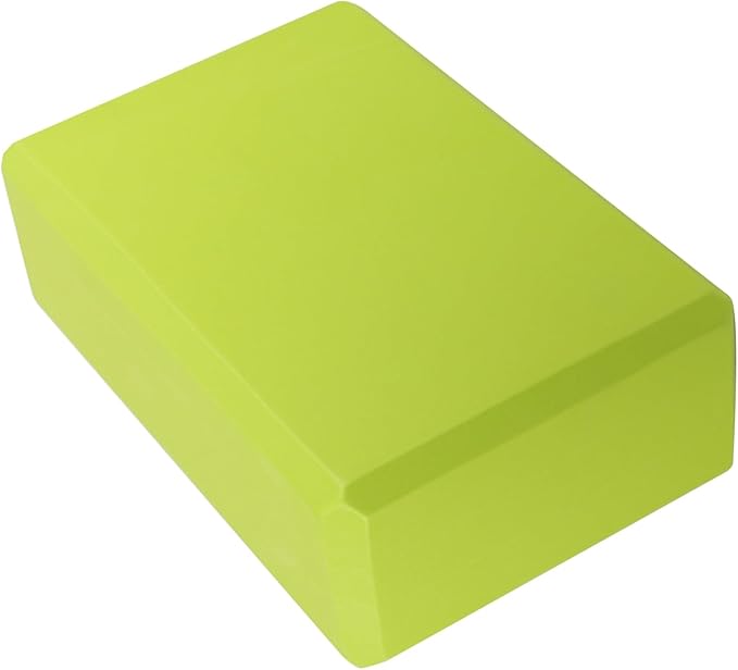 Durable EVA Foam Yoga Brick - High-Density Non-Slip Support Block for Balance  Lightweight and Eco-Conscious with Smooth Edges  for Stretching, Pilates, and Mindful Exercises
