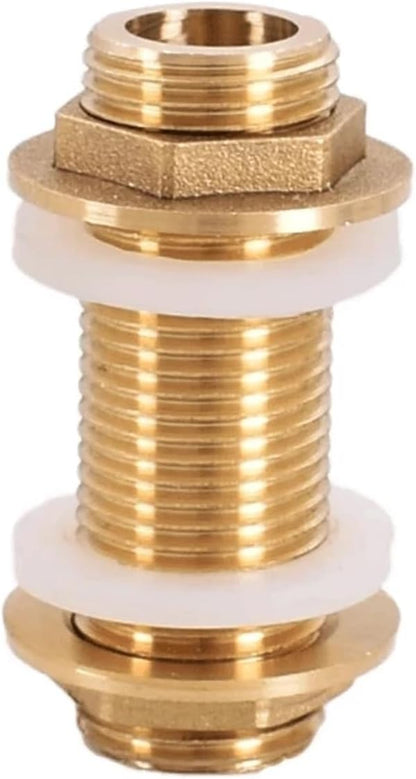 14" 38" 12" 34" BSP Male Full Therad Brass Pipe Fitting Water Tank Jointer Connector OROAOBOMT(BSP3I4 L 80mm)