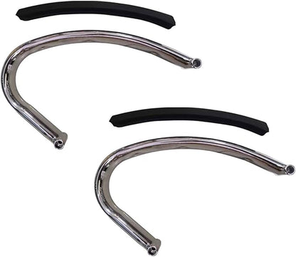 Esquirla 2Pcs Replacement Office Chair Loop Arm Office Chair Arm Universal Bracket Easy Installation Desk Chair Armrest for Computer Chair Accessory, Small