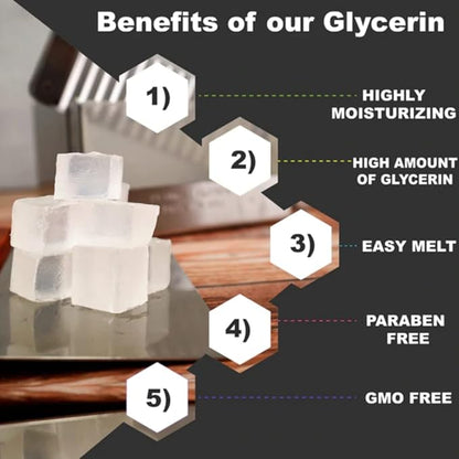 Primal Elements Clear Soap Base - Moisturizing Melt and Pour Glycerin Soap Base for Crafting and Soap Making, Vegan, Cruelty Free, Easy to Cut, Unscented - 10 Pound