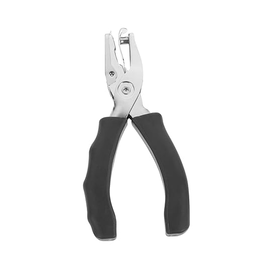 Portable Single Hole Puncher for Loose Leaf Pages Compact Handheld Hole Punch for DIY Crafts Office Use and Scrapbooking Durable and Easy to Carry for Home and School