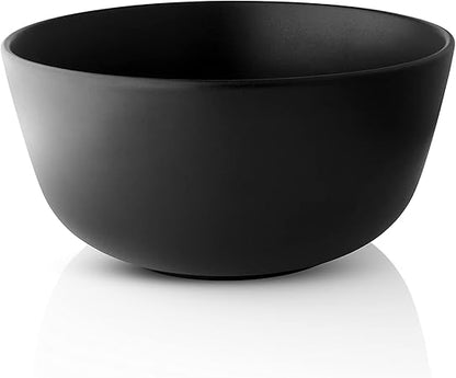 Eva Solo  Nordic Kitchen Bowl 2L Diameter 21 cm  Dishwasher  Microwave Safe  Black Stoneware  Danish Design  Functionality  Tools Kitchen Gadgets  Accessories