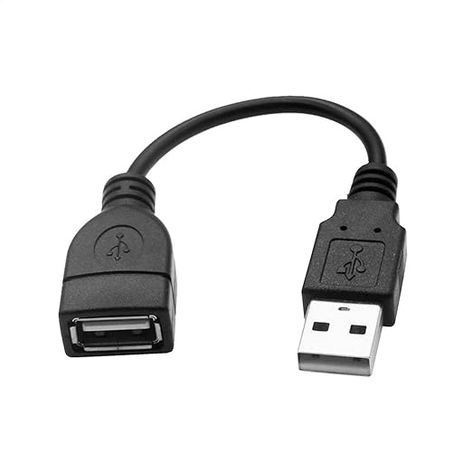 USB Extender Cable  USB 2.0 Extension Cord Male to Female - High-Speed Data Transfer Extension, Webcam, Smartphone, Keyboard, Printer, Hard Drive, and More Accessories