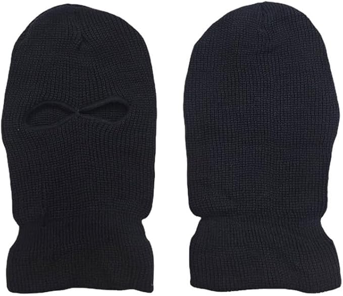 Winter Childrens Warm Face Mask Headgear Skiing Cold-Proof Mask Childrens Three-Hole Two-Hole Knitted Hat