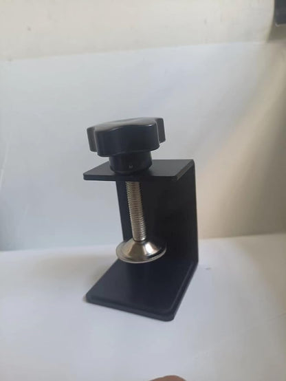 Heavy Duty Metal C-Clamps for Woodworking, Table Saw Fence Clamps with Protective Pad, 1 Pack Table Clamp for Fixed Acrylic Sheets, Plexiglass Sheets, Plastic Sheets, Wood Sheets