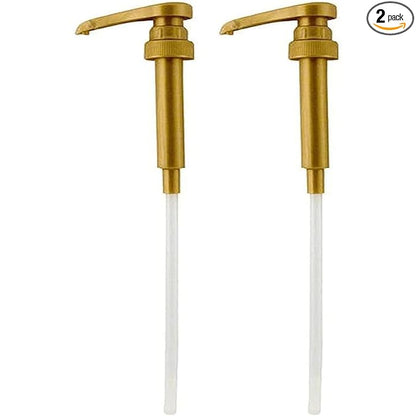 Syrup Pump Compatible with Torani, DaVinci and Skinny (Set of 2) - fits bottles (25.4 oz-750ml)
