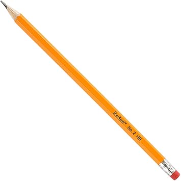 Wood-Cased 2 HB Pencils, Pre-sharpened, 200 Count Bulk Pack