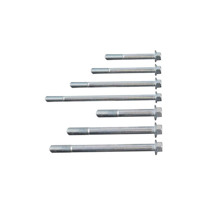 Bolt 6pc KIT ONLY Truck Alternator Bracket Hardware Compatible with 12626078 L83 L86 GM Heavy Duty, High Strength, Zinc Coated, Grade 10.9 Steel 551954, Only 13mm thickness