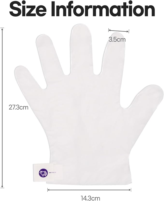 Epielle Intensive Repairing Hand Masks (Gloves-6pk) for Dry Hands Spa Masks | Coconut Oil + Milk Extract + Hyaluronic Acid | Skincare Gifts | Skincare Party Favors, Mother's Day Gifts