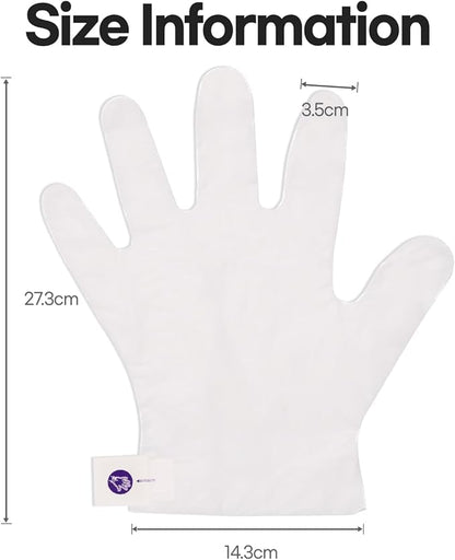 Epielle Intensive Repairing Hand Masks (Gloves-6pk) for Dry Hands Spa Masks | Coconut Oil + Milk Extract + Hyaluronic Acid | Skincare Gifts | Skincare Party Favors, Mother's Day Gifts