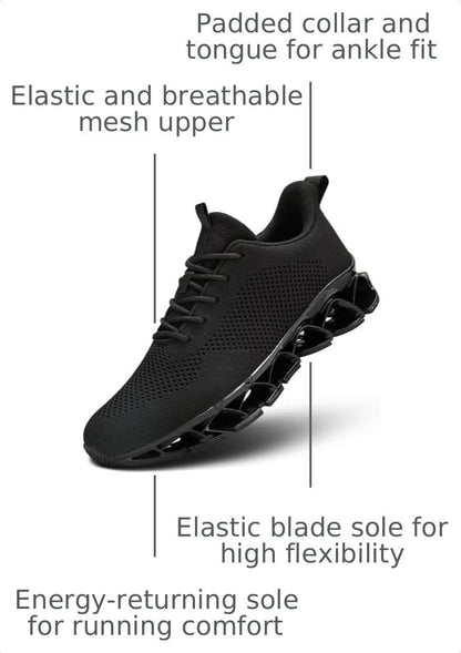 Mens Walking Shoes Blade Tennis Casual Fashion Running Sneakers Comfort Non Slip Workout Sport Athletic Trainers