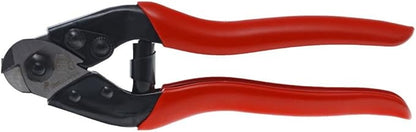 Felco Cable Cutter (F C3) - Felco Cable Cutter (F C7) - Heavy Duty Strength Steel Wire One-Hand Cable Cutter with Non-Slip Grip (7mm)