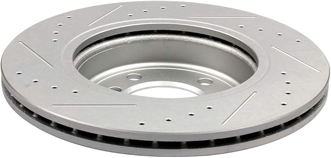 Brake Rotors Kit, LSAILON - Front 300mm Vented Drilled & Slotted Disc Brake Kit - For BMW