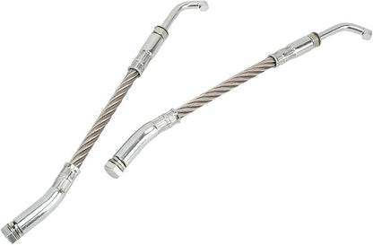 Yunir Ice Scratchers Kit, 1201 DF Universal Snowmobile Ice Scrapers Set for Snowmobiles, Recommend for Heights 2? 12in Right and Left