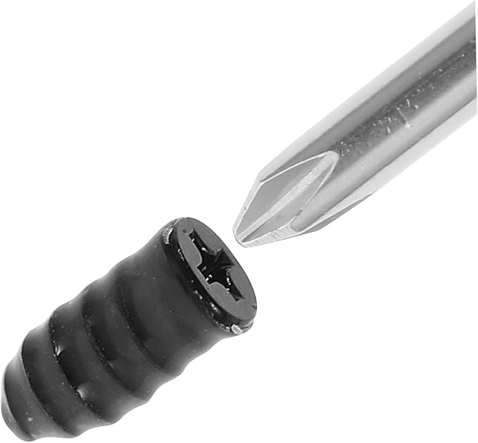 STOBAZA 1 Set Car Wheel Puncture Repair Kit with Plastic Screws Screwdriver Tire Repair for Small Nail Punctures for Cars Motorcycles