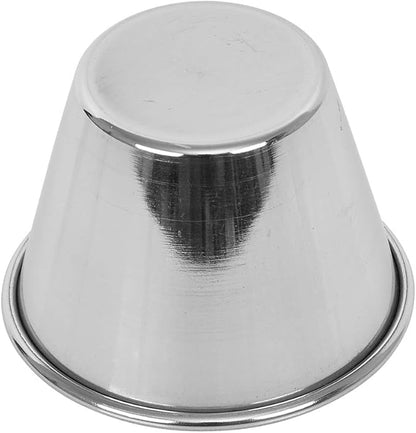 (Pack of 12) 2.5 oz Stainless Steel Sauce Cups – Commercial-Grade Dipping Cups for Condiments, Portion Control & Ramekins