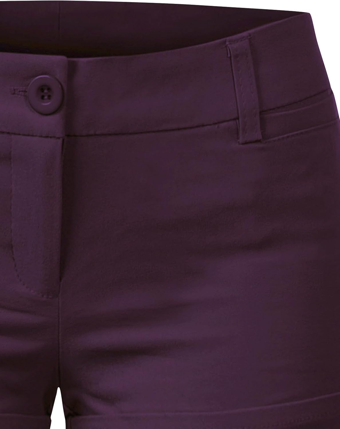 Design by Olivia Women's Comfort Modern City Cuffed Shorts with Pockets