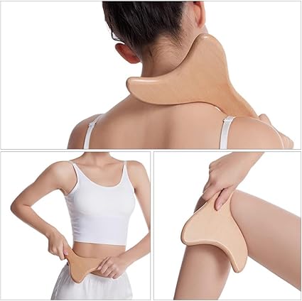 Wooden Massager Wood Therapy Massage Tools for Body Shaping, Fascia, Cellulite, Muscle  Abdomen, Body Therapy Massager, Muscle Belly Relief Tool (F)