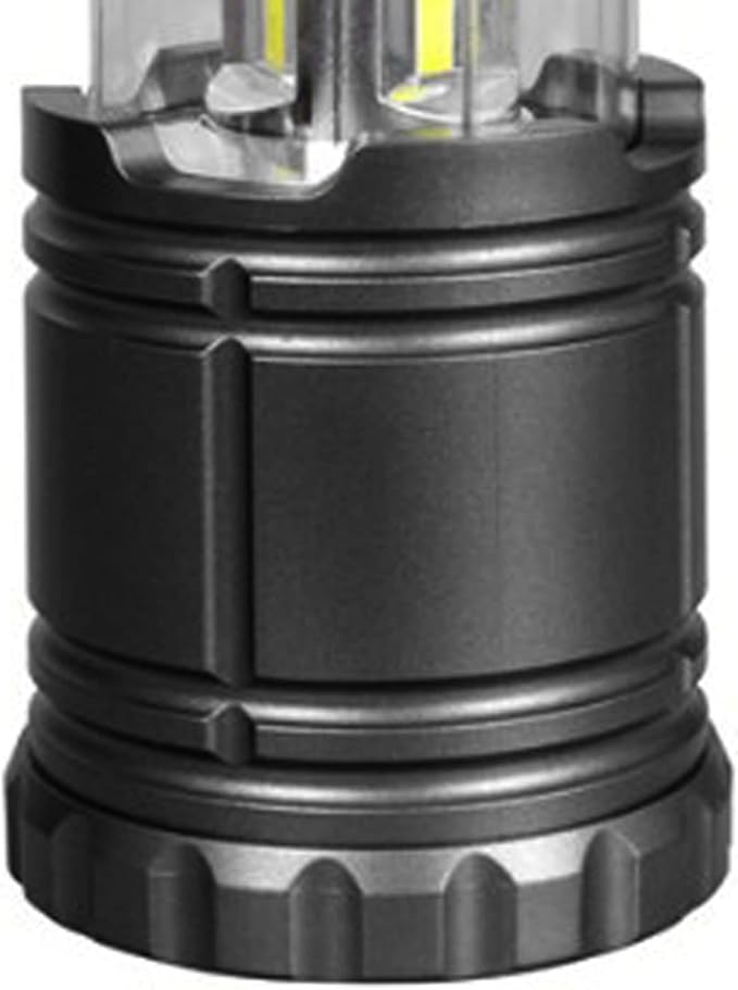 VINGVO Battery Powered Lights, Stainless Steel, Two Lighting Modes, Flashlights, Rechargeable Lamp, Camping Lantern, Emergency Light with Hanging Handle for Hiking, Camping, Fishing