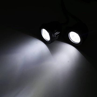 VGEBY 1 Pair Motorcycle High Power 10W LED Work Light Off-Road Round Driving Fog Lamp Spot Light Automotive Exterior Lighting Supplies