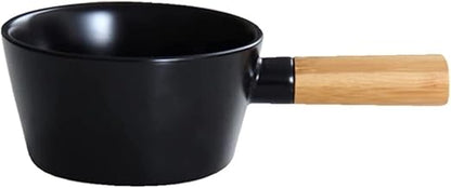 Fruit Bowls French Onion Soup Bowls with Wood Handle Fruit Salad Dessert Bowls Breakfast Porridge Bowls Steamed Egg Bowl Counter